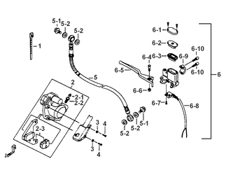CALIPER, MASTER CYLINDER