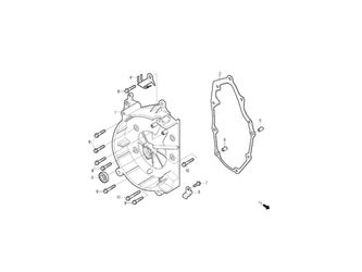 RIGHT CRANK CASE COVER