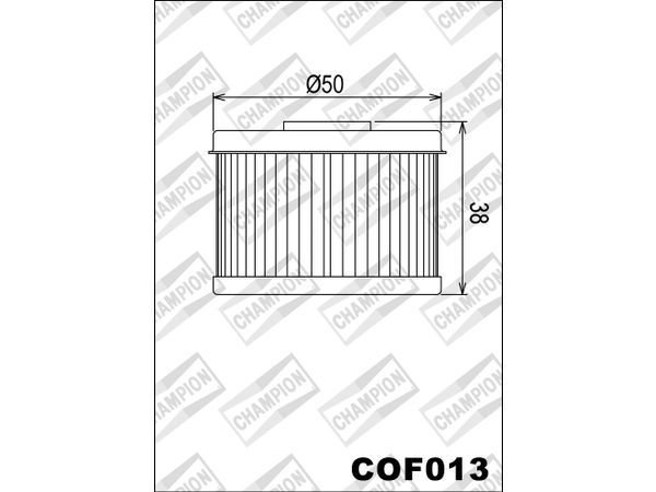 Olje filter Champion (=HF113) bilde 2