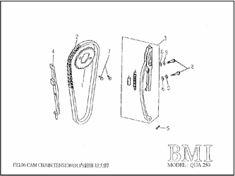 CAM CHAIN, TENSIONER