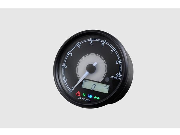 VELONA80 TACHOMETER  9000RPM, BLACK bilde 1