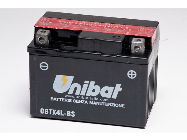 Unibat MF batt med syrebeholder(CBTX4LBS) bilde 1