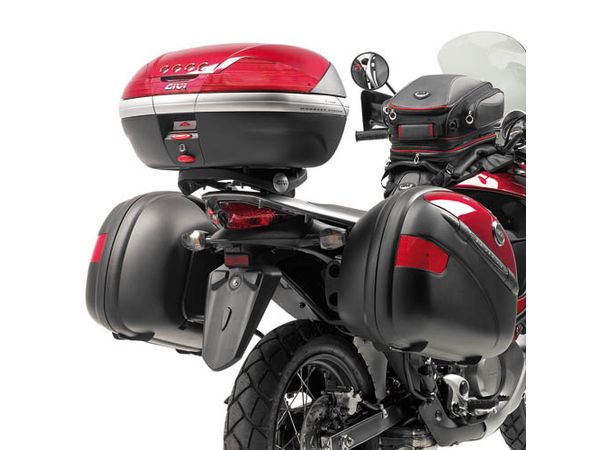 Sideveskefester i stål for monokey vesker Honda XL700V Transalp bilde 1