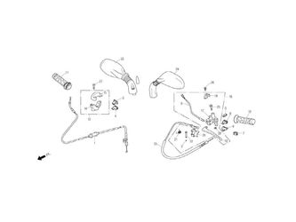 HANDLE LEVER, SWITCH, CABLE 1