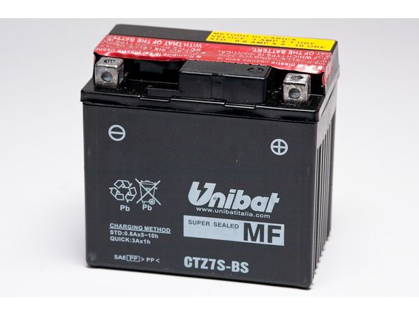 Unibat MF batt med syrebeholder(CTZ7S-BS) bilde 1