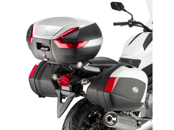 Sideveskefester plx i stål for V35/V37 vesker Honda NC700X bilde 1
