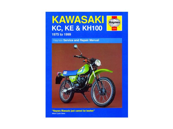 Haynes bok Kawasaki KC, KE & KH100 1975 - 1999 bilde 1