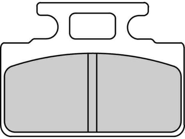 Ferodo bremsekloss sett for lett MC/Scooter til 1 bremseskive bilde 1