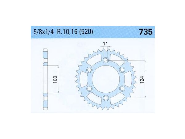 BAK DREV  735 - 37 C bilde 1