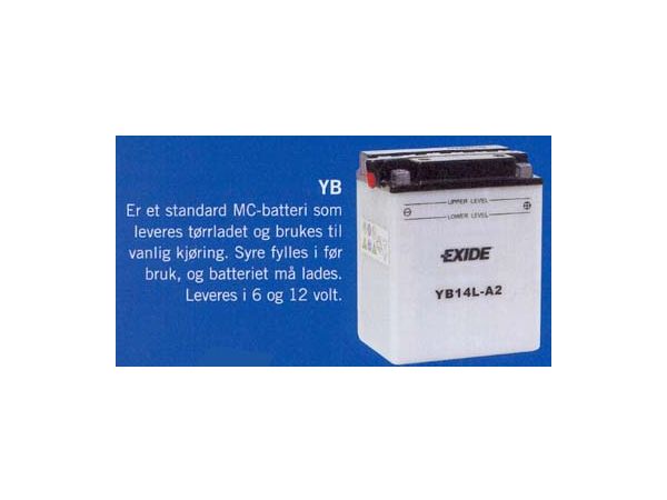 Batteri 12 VOLT 12 Ah Lengde  170 Bredde 90 Høyde 130# bilde 1