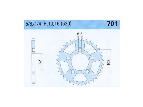 BAK DREV  701 - 39 C bilde 1