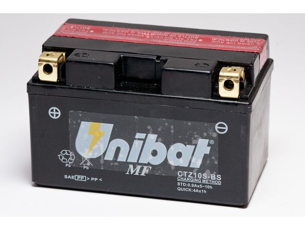 Unibat MF batt med syrebeholder(CTZ10S-BS) bilde 1