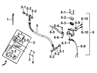 CALIPER, MASTER CYLINDER