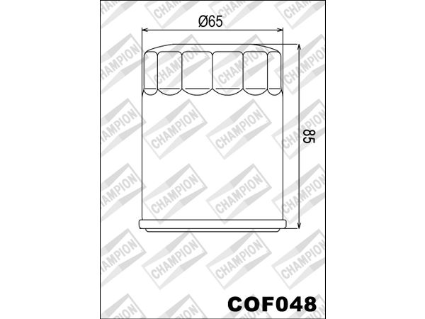 Olje filter Champion (=HF148) bilde 1