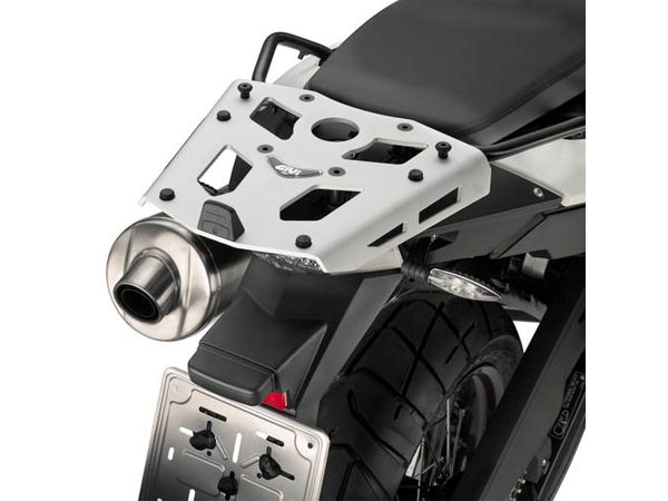 Givi bagasjebrett monokey i børstet aluminium BMW F650GS/F800GS bilde 1