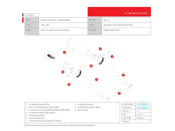 Scorpion Factory round. Rustfritt stål.Slip-On. bilde 2