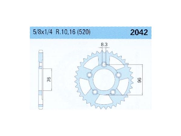 BAK DREV  2042 - 43 C bilde 1