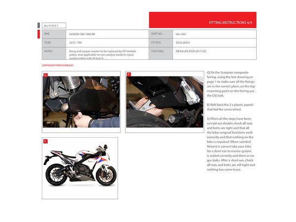 Scorpion RP-1 GP. Carbon .Slip-On. bilde 2