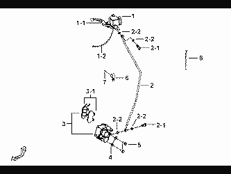 CALIPER, MASTER CYLINDER(FRONT)