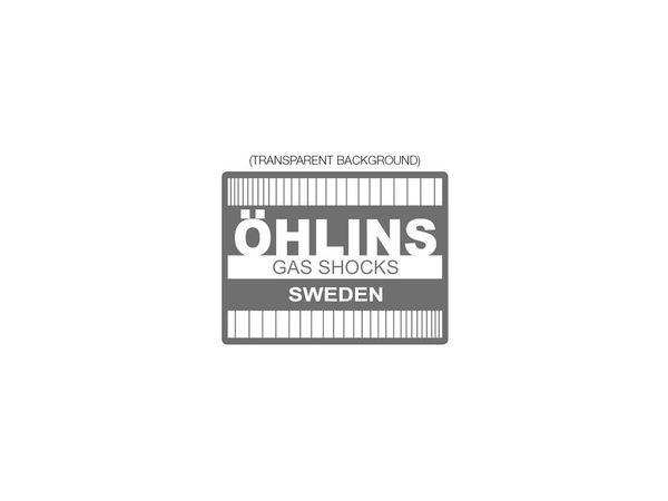 Sticker Öhlins Retro White bilde 1