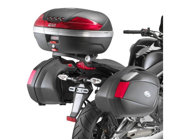 Sideveskefester plx i stål for V35/V37 vesker Kawasaki ER-6 bilde 1