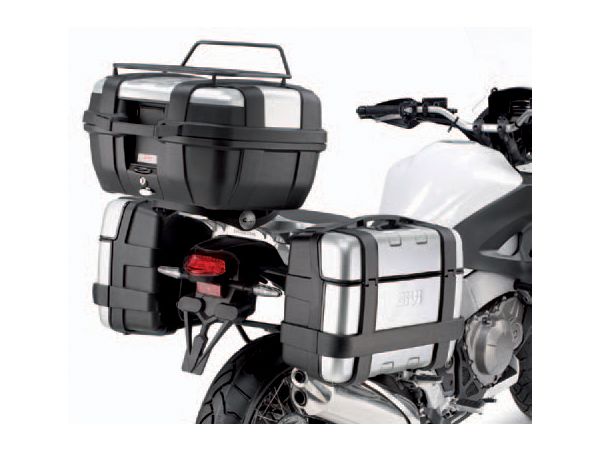 Sideveskefester plr i stål for monokey vesker med hurtigkobling Honda Cross bilde 1