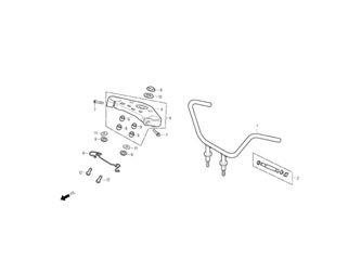 HANDLE PIPE, TOP BRIDGE