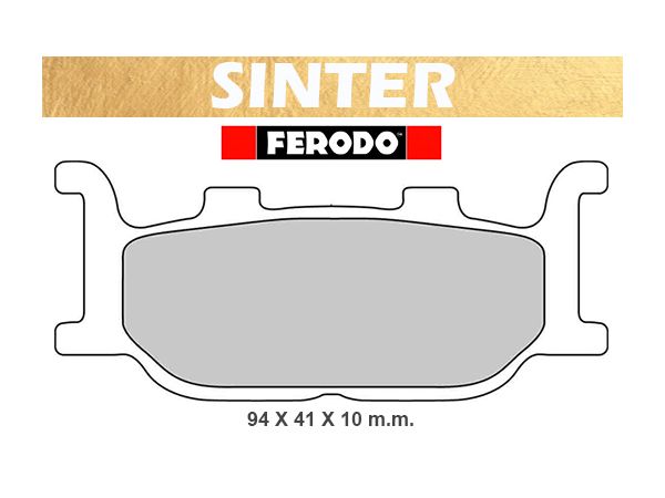 Ferodo bremsekloss Sinter til 1 bremseskive bilde 1