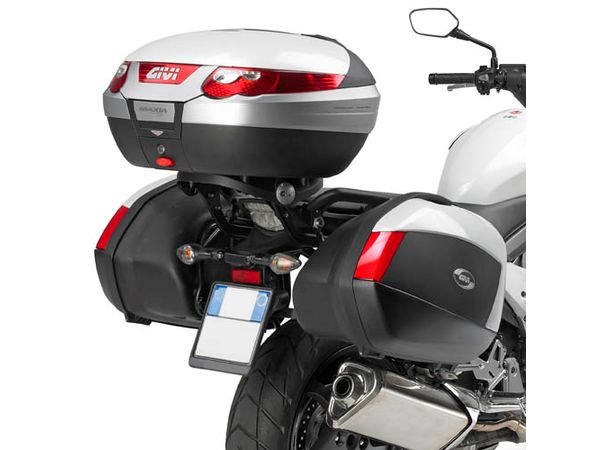 Sideveskefester plx i stål for v35 vesker Honda 800 Crossrunner* bilde 1