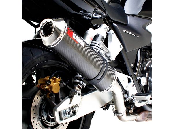 Scorpion Factory round. Carbon .Slip-On. bilde 6
