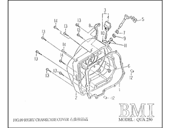 RIGHT CRANKCASE COVER