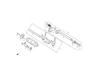 SHIFT DRUM, SHIFT FORK