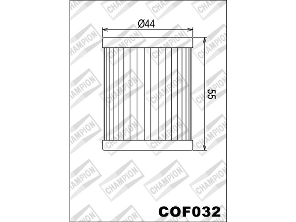 Olje filter Champion (=HF132) bilde 1