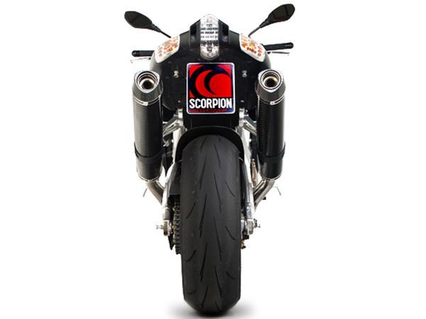 Scorpion Factory oval. Carbon .Slip-On. bilde 2