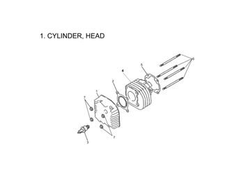 CYLINDER, HEAD 