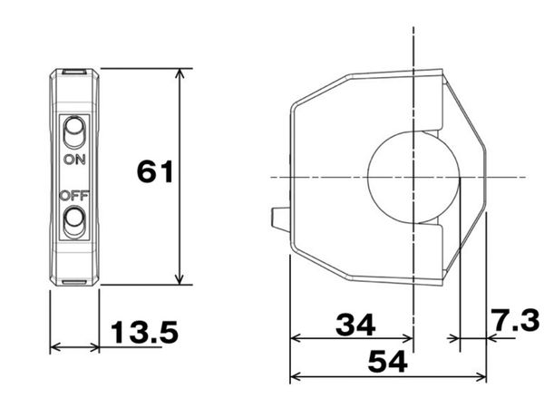 Slim switch - Flat Seesaw bryter bilde 2