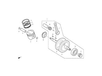 CRANK SHAFT, PISTON