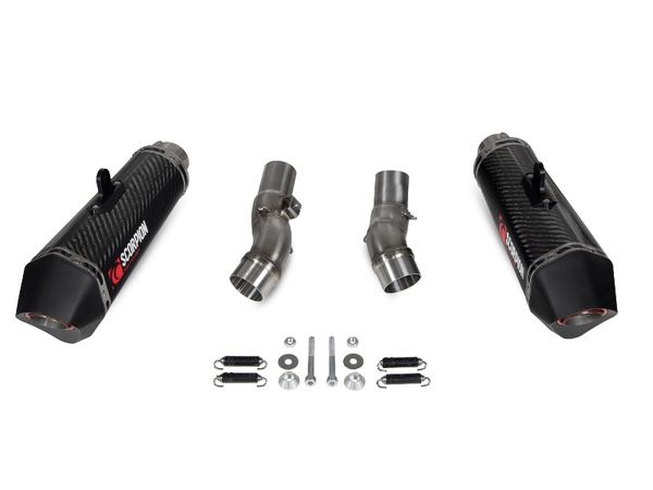 Scorpion Serket taper. Carbon .Slip-On. bilde 3