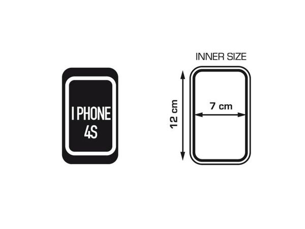Holder for smarttelefon passer I-phone 4/4S ## bilde 3