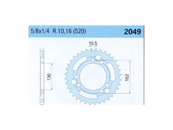 BAK DREV  2049 - 45 C bilde 1