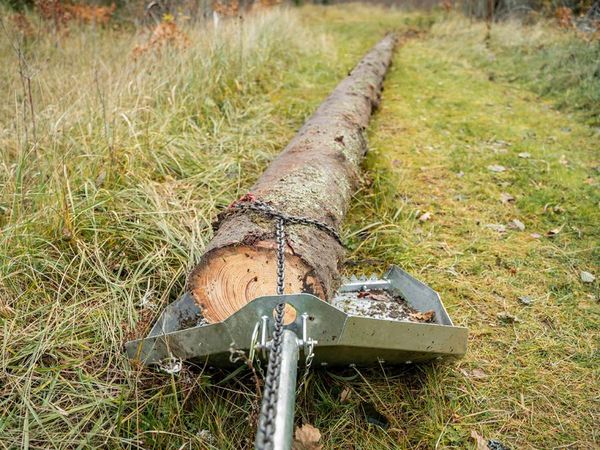 Log skidding plate bilde 2