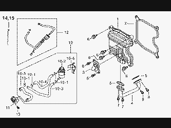 CYLINDER HEAD COVER, BREATHER CHAMBER ASSY.