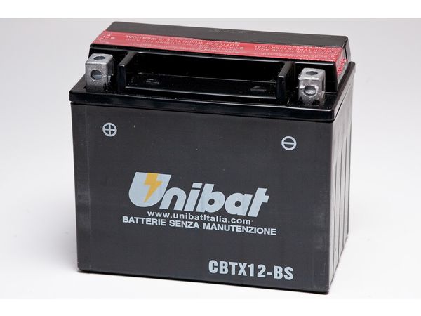 Unibat MF batt med syrebeholder(CBTX12BS) bilde 1