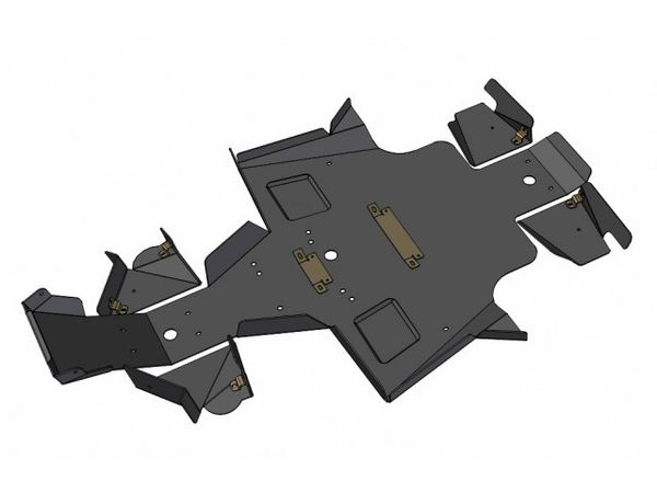 Bukskjold/Skidplate kit. Plast. Honda bilde 1