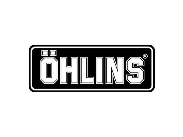 Sticker Öhlins Black/White Medium bilde 1