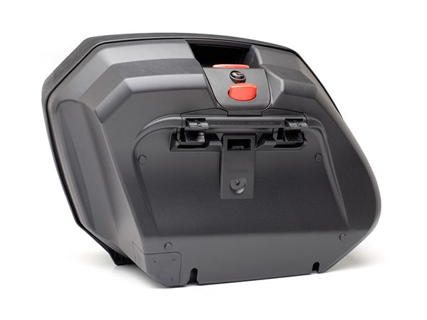 Sideveske Monokey Side 37 ltr.sort/karbonlook (par)  rød reflex bilde 3