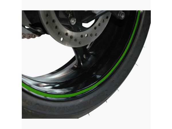 Wheel stripes m/aplikator. Green bilde 1