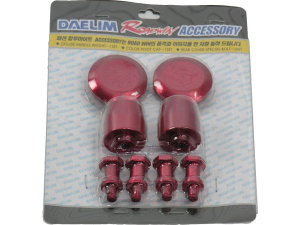 Aluminum Set (weight, cap, bolt) Daelim Roadwin 125 bilde 1