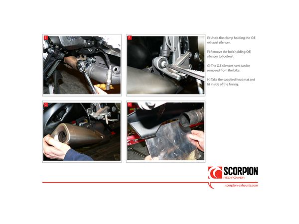 Scorpion RP-1 GP. Carbon .Slip-On. bilde 3