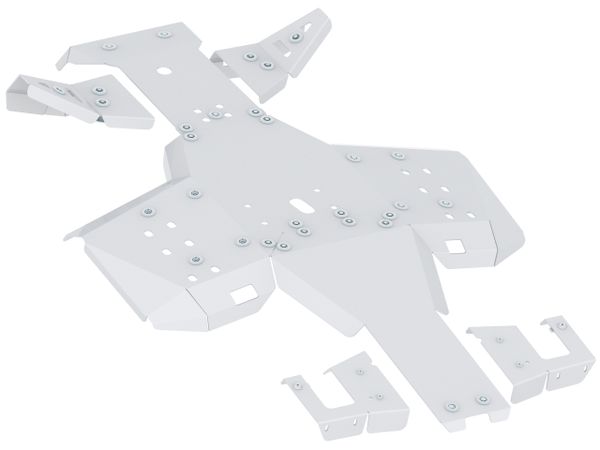 Bukskjold/Skidplate kit. Aluminium. Polaris bilde 1